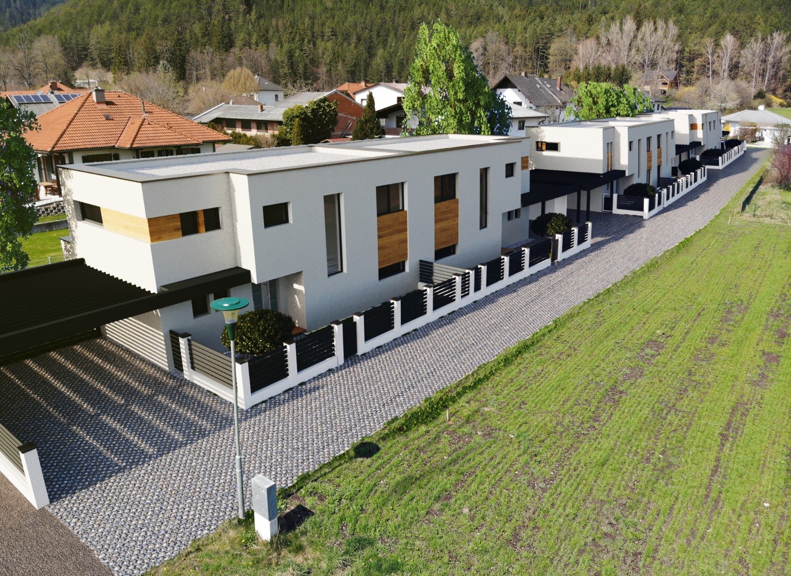 Doppelhaushälften mit Parkplatz von ARKAGO