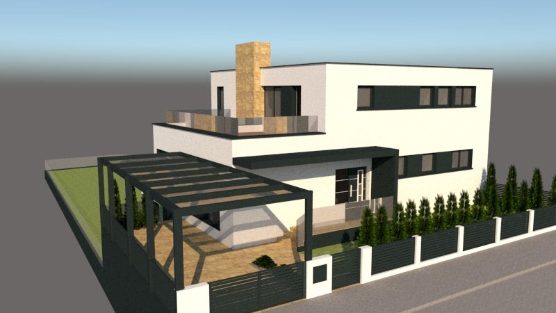 Haus mit Gartenlandschaft von ARKAGO